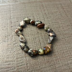 Ocean Jasper stone Beaded Bracelet